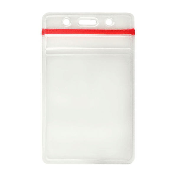 Resealable Plastic Badge Pouch