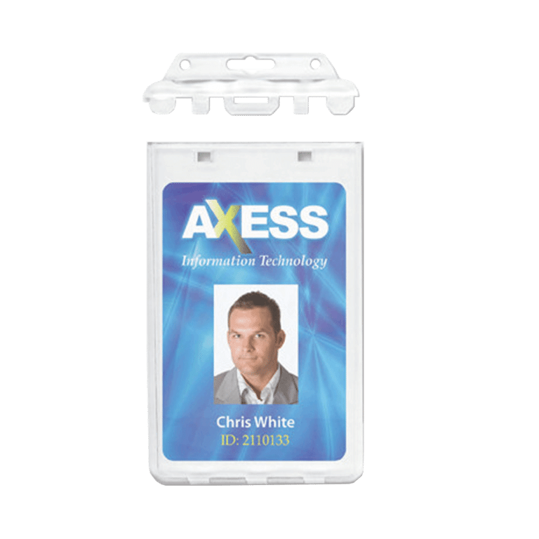 Shop Permanent Lock Rigid Badge Holders Elliott Data Systems