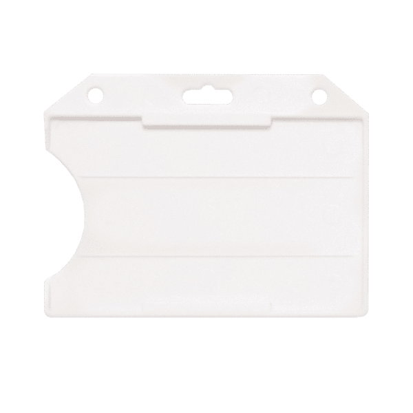 Open-Face Semi-Rigid ID Badge Holder