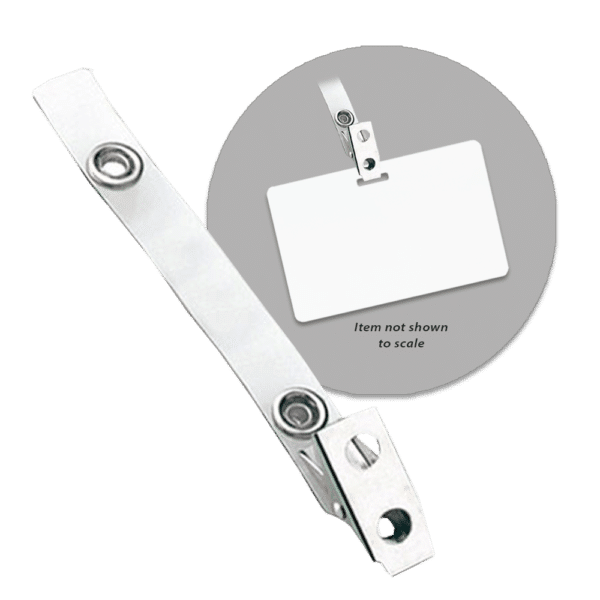 Vinyl Strap Clips with 2-Hole Clip