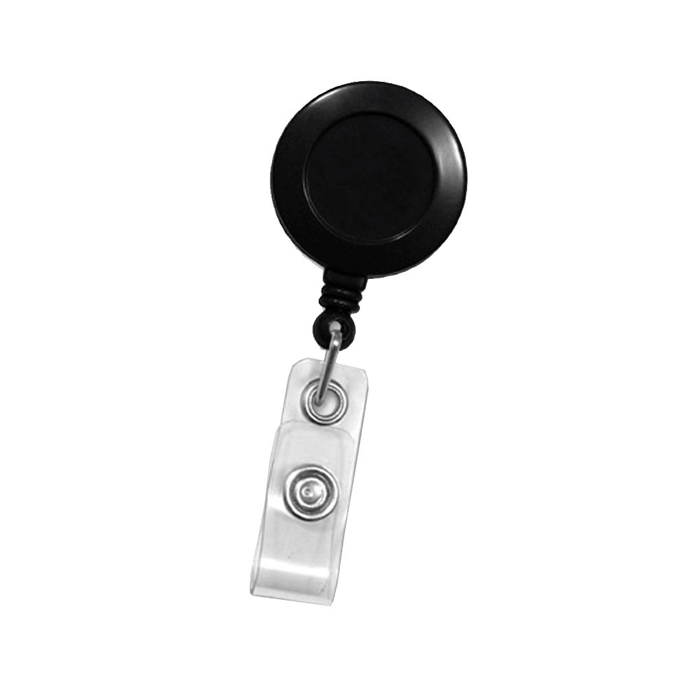 Badge Reel – Vinyl Strap with Belt Clip