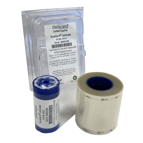 Duraguard Laminate 0.6 MIL "Genuine Authentic", Full Card (w/ Security Features)