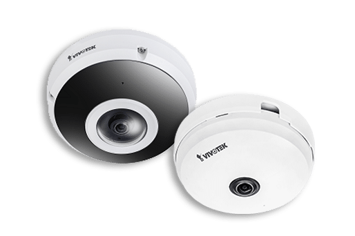 360° Fisheye Video Surveillance Cameras