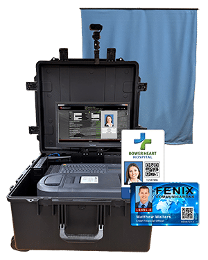 All-In-One Mobile Badging Unit - Full Sized