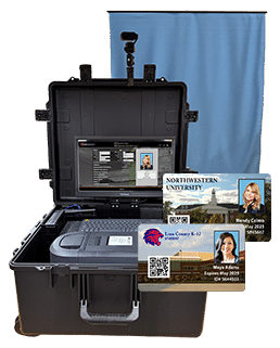 All-In-One Mobile Badging Unit - Full Sized