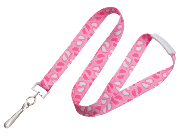 Baby Footprint Lanyard
