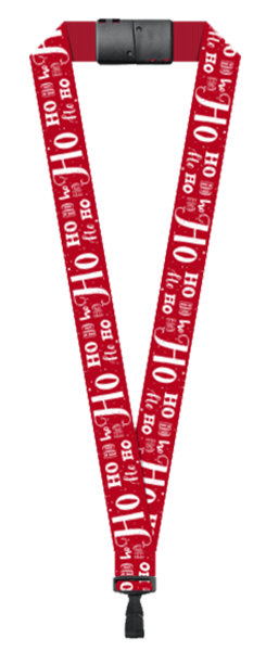 Ho-Ho-Ho Santa Lanyards