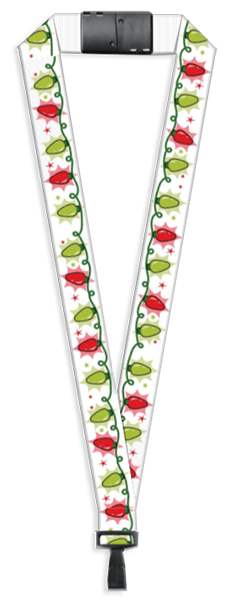 Christmas Lights Lanyards